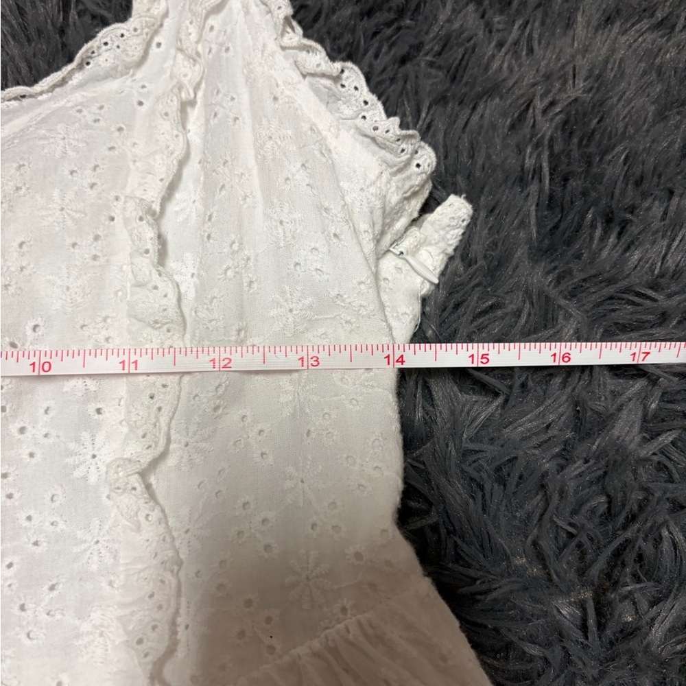Altar'd State Ivory boho bohemian senior pictures preppy mini Lace Dress large - Picture 13 of 14